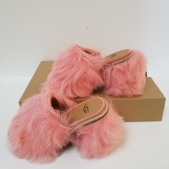 UGG Shoes - New UGG Rosa Fluff Heels Size 5